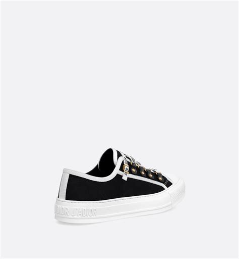 Walk'n'Dior Sneaker Black Cotton Canvas